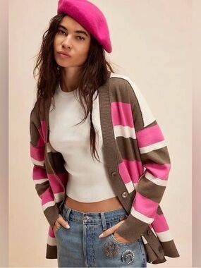 Free People "League Of Her Own" cardigan